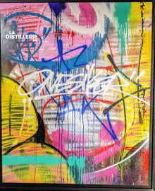 Welcome To The Terrordome — œuvre originale de One Siker au spray et à l’acrylique, street art contemporain