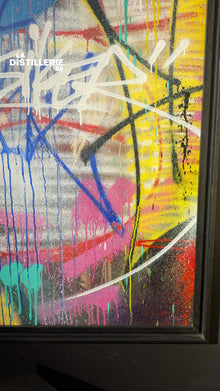 Œuvre de One Siker Welcome To The Terrordome — graffiti, matière et énergie urbaine