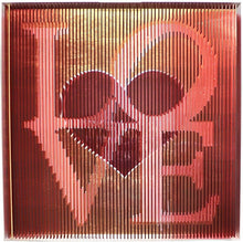 All You Need Is — création d’Alx Slice Art, art cinétique en relief sur plexiglas